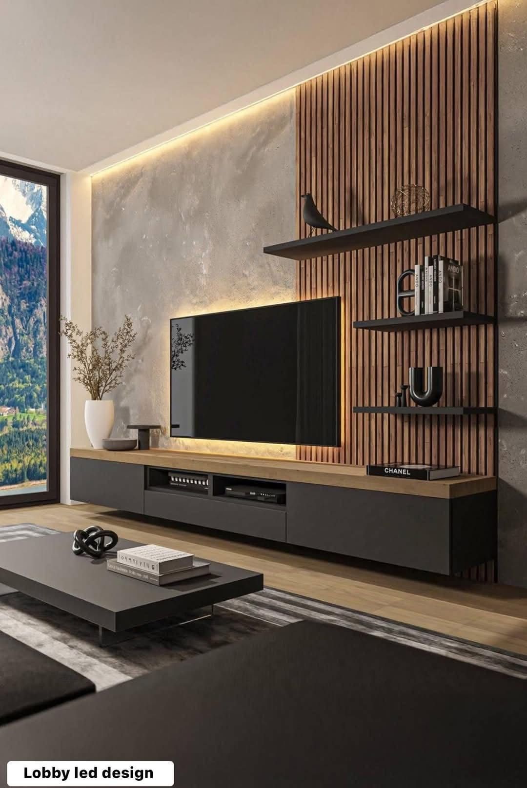 Media Wall For Living Room