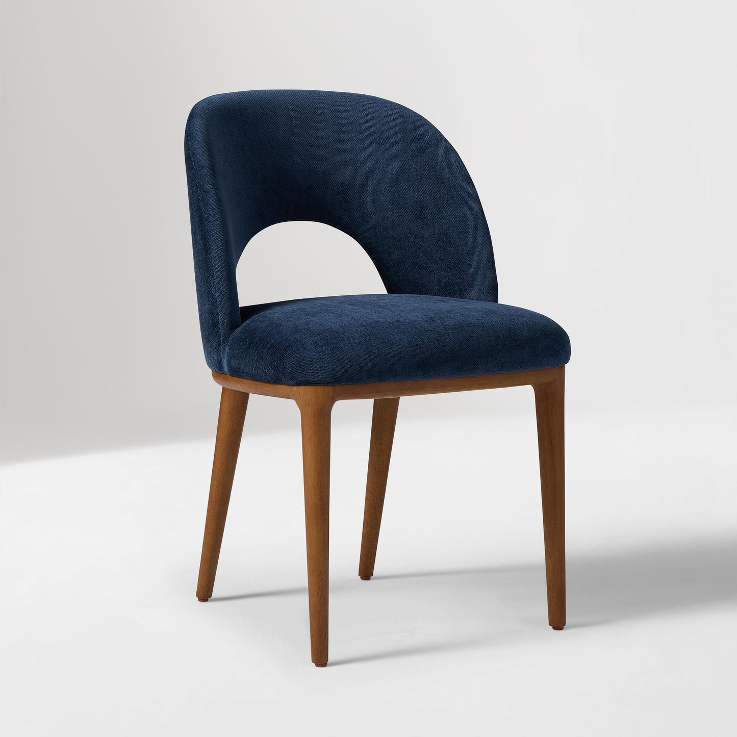 Boerum Velvet solid Wood Dining Chair