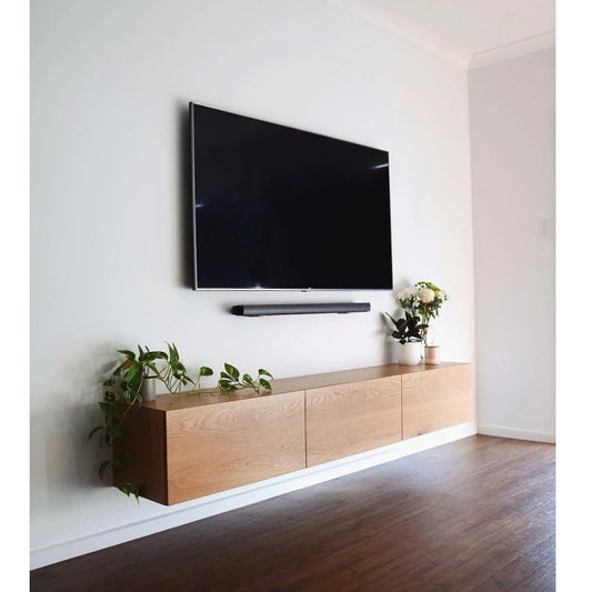 BRANCEE – Three Door Cabinet Floating TV Console