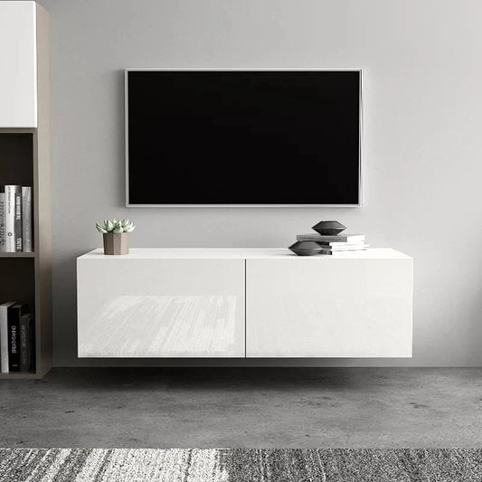 AQUA – Dual Storage Gloss Finish Floating TV Console