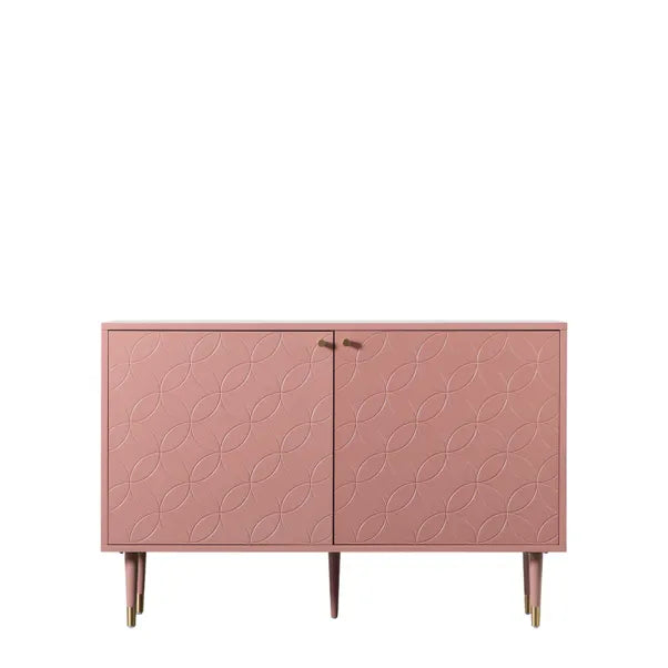 Tea pink Double Door Side Board