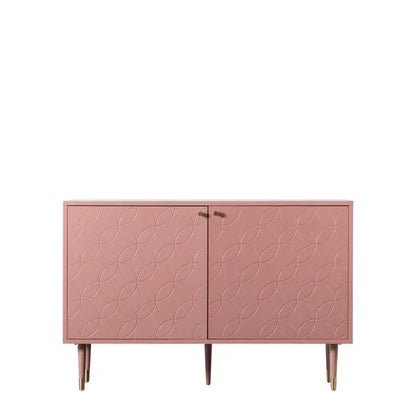 Tea pink Double Door Side Board