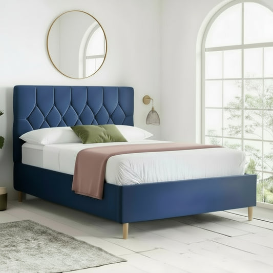 Irha's tufted Velvet Bed