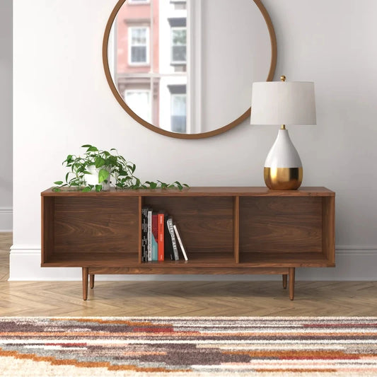 BELEN – Walnut Brown Storage Console Table