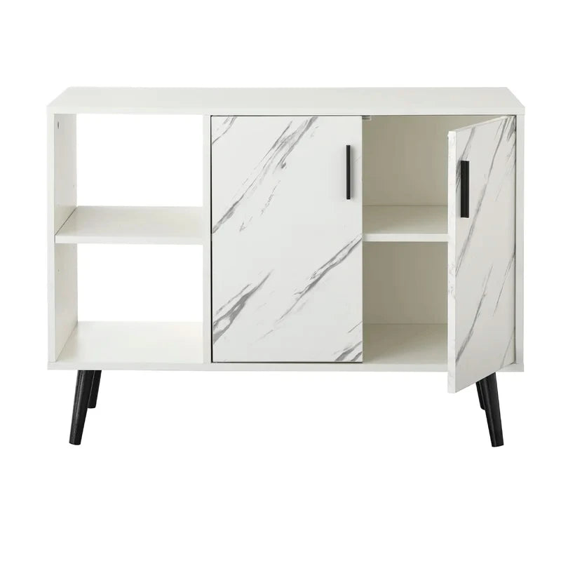 DION – White High Gloss Finish Side Board