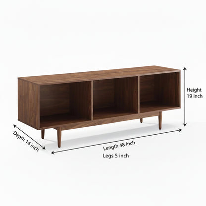 BELEN – Walnut Brown Storage Console Table
