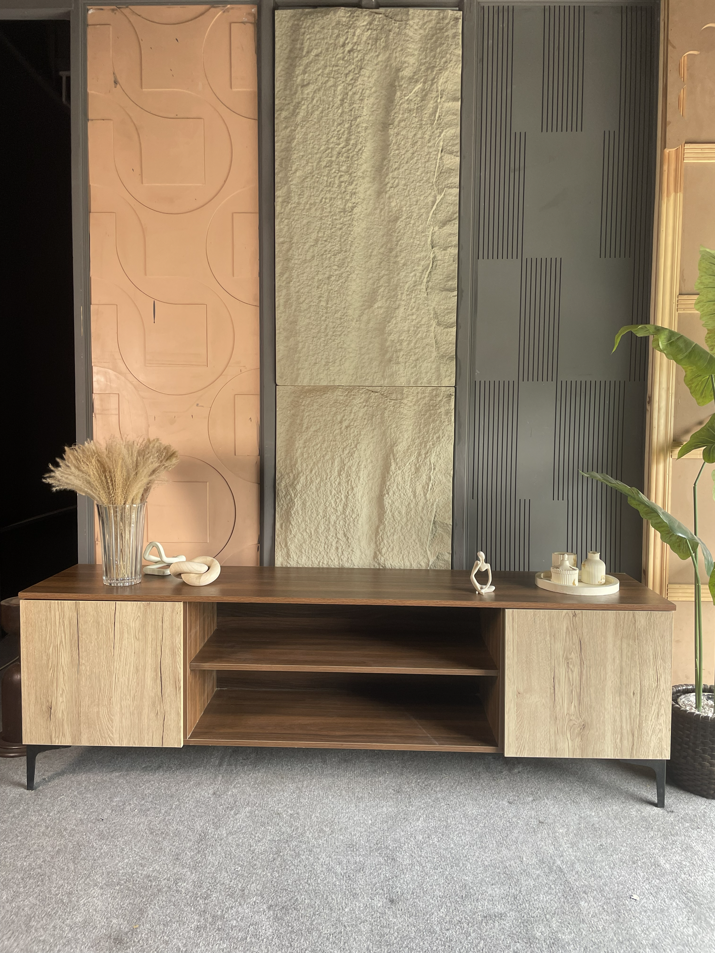 TV Console Plane wood