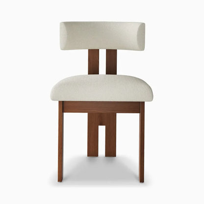 Arbor Boucle solid Wood Dining Chair