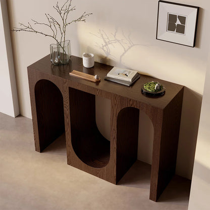 ARCANE – Dark Brown Urban Art Console Table