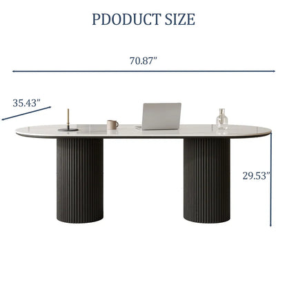 Aurora Luxe Oval Table / Desk