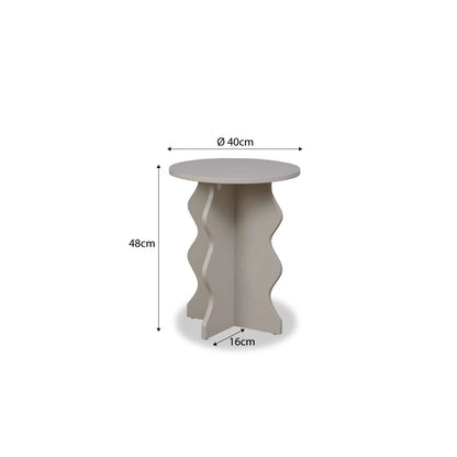 Iris Wavey Side Table