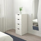 VEHAT – Side Dresser White with Four Drawers