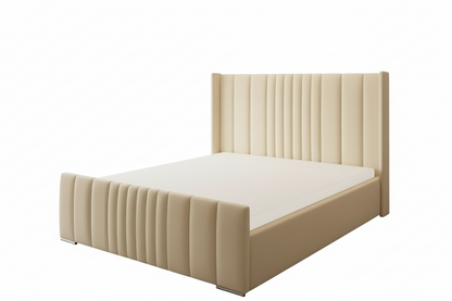 Luxury Channel-Tufted Upholstered Bed frame