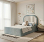 Kids Arch Channel-Tufted Upholstered Bed frame