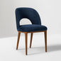 Boerum Velvet solid Wood Dining Chair