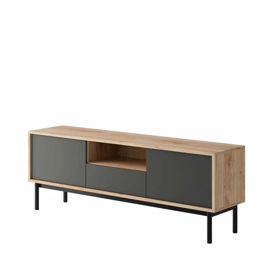 FRANKO – Industrial style Metallic leg TV Console