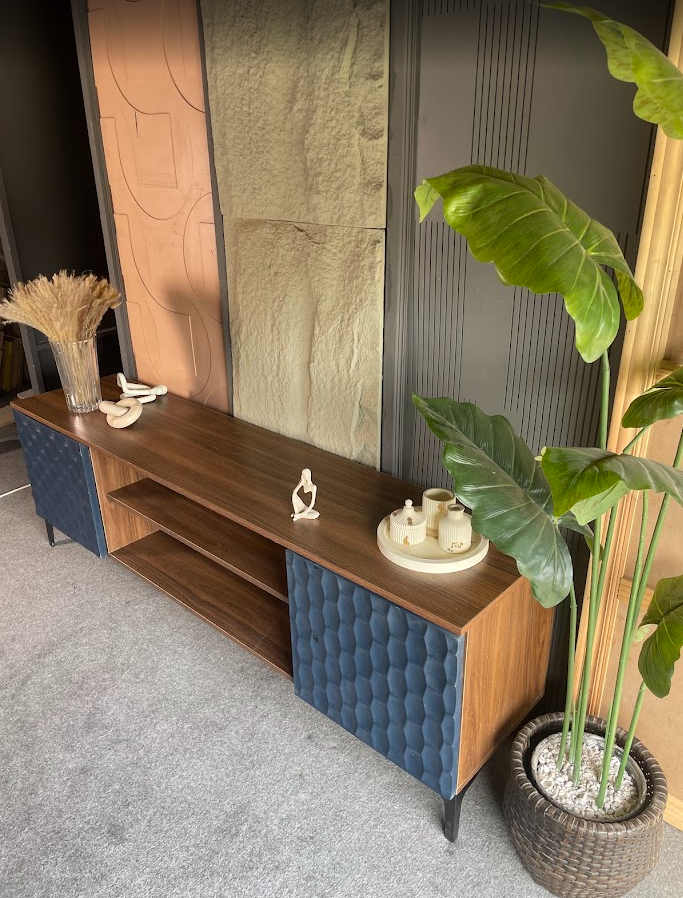 Honey Comb TV Console